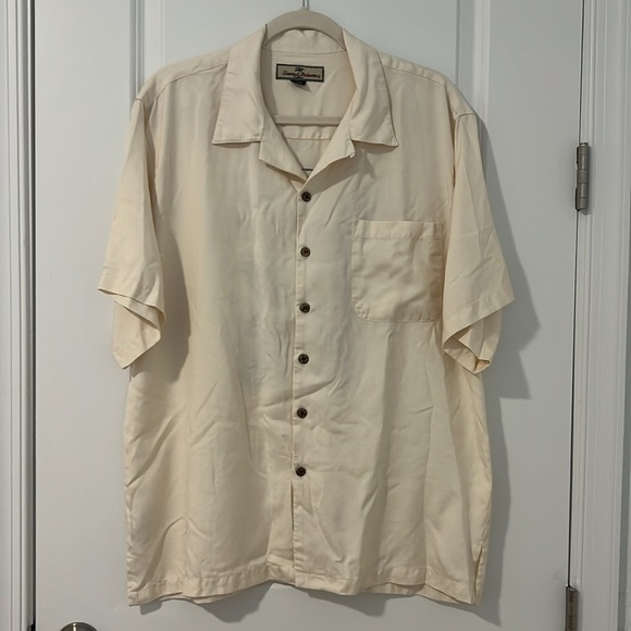 VTG Tommy Bahama Silk Paradise Spirits Tiger The Cocktail With Bite Camp Shirt - Picture 3 of 11